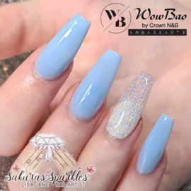 WowBao Nails acryl poeder Glitter nr G674 Ice Crystal 28g