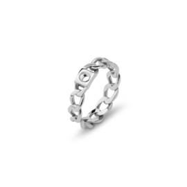 Melano Twisted Tessa Ring Zilverkleurig