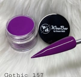WowBao Nails acryl poeder color nr 157 Gothic 28g