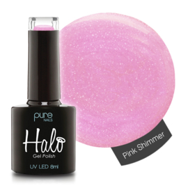 Halo Gelpolish Pink Shimmer 8ml