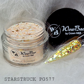 WowBao Nails acryl poeder Glitter nr 577 Starstruck 28g