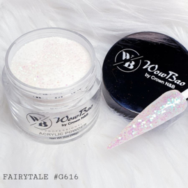 WowBao Nails acryl poeder Glitter nr G616 Fairytale 28g