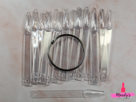 Tipwaaier Clear ballerina 50st.