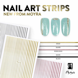 Moyra Nail Art Strip Rose Goud 03