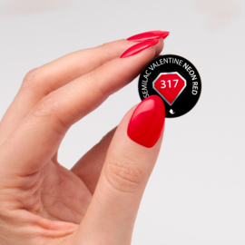 Semilac gelpolish 317 Neon Red 7ml