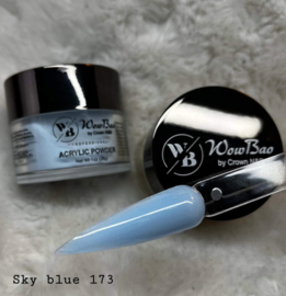 WowBao Nails acryl poeder color nr 173 Sky Blue 28g