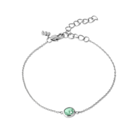 Melano Friends Scarlett Armband Zilverkleurig Lime