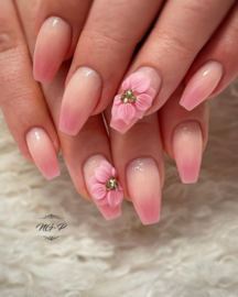 3D nailart bloem acryl 226