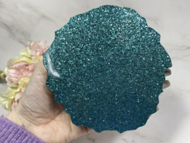 Handgemaakte tip display turquoise