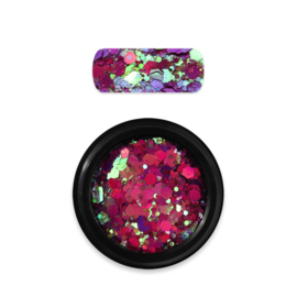 Moyra Rainbow Holo Glitter Mix Chameleon Mauve 14