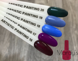 Moyra Artistic Painting Gel 19 jeans blauw