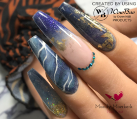 WowBao Nails acryl poeder Glitter nr 802 High Class 28g