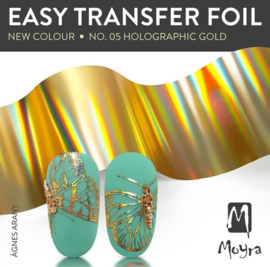 Moyra Easy Folie Holographic Gold 05