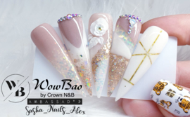 WowBao Nails acryl poeder Glitter nr G615 Unicorn 28g