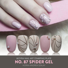 Moyra Stempel Plaat 87 Spider Gel