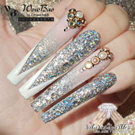 WowBao Nails acryl poeder Glitter nr G618 Lazer 28g