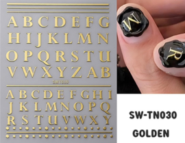 Nagelsticker SW-TN030 goud