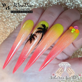 WowBao Nails acryl poeder nr G658 Dazzling Yellow 28g