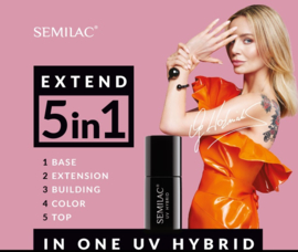 Semilac Extend 5 in 1 801 Soft Beige (rubber base) 7ml