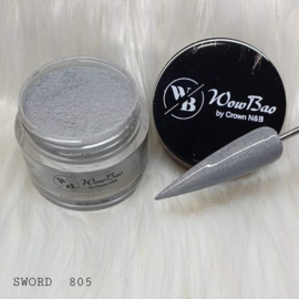 WowBao Nails acryl poeder Shimmer nr 805 Sword 28g