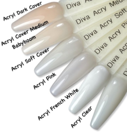 Diva Acryl Poeder French White 45 gram