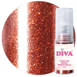 DIVA Airbrush Glitter Colorboom Spray Copper 8