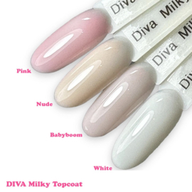 Diva Milky Topcoat Nude - No Wipe 15 ml