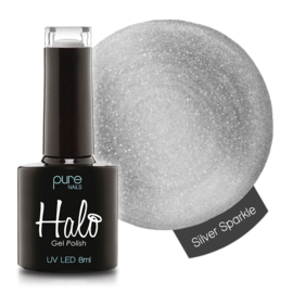 Halo Gelpolish Silver Sparkle 8ml