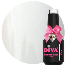 Diva Gellak Rubber Base Coat White 15 ml