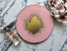 Handgemaakte display Luxury Pink&Gold groot