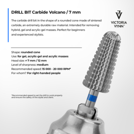 Victoria Vynn Drill Bit Carbide Volcano / 7 mm