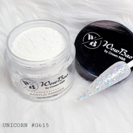 WowBao Nails acryl poeder Glitter nr G615 Unicorn 28g