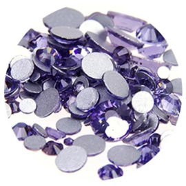 Metoe Nails Crystal Facet Lavendel Strass steentjes