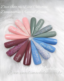 Metoe Nails Tropical Lounge Blue Diva glitter