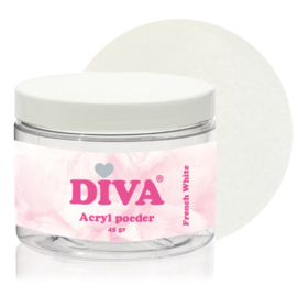 Diva Acryl Poeder French White 45 gram