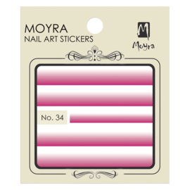 Moyra Water Transfer Nailart Sticker 34