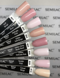 Semilac Extend 5 in 1 803 Delicate Pink (rubber base)  7ml
