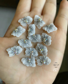 3D nailart bloem acryl 132