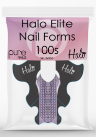 Halo Elite Dual Nail Forms sjablonen - 100's