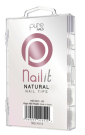 Pure Nails Tips Natural Full Well 100st.