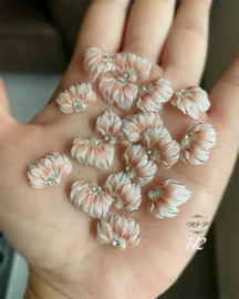 3D nailart bloem acryl 142