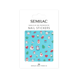 Semilac Nagelsticker 04 -kerst