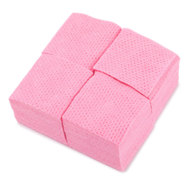 Nail wipes roze, 5x5 cm, 250 st.