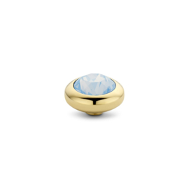 Melano Vivid Basic CZ Steentje 7 mm Goudkleurig Moonstone