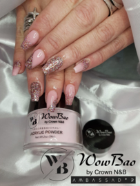 WowBao Nails acryl poeder nr 109 Classy Lady 28g