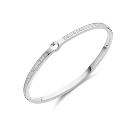 Melano Vivid Hinged CZ Armband Zilverkleurig