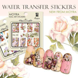 Moyra Water Transfer Nailart Sticker 01