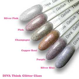 Diva Gellak Think Silver Blue 15 ml Reflecterend