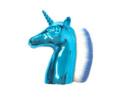 Stofkwast Unicorn blauw