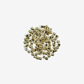 Semilac nailart studs grote vierkant goud 772 100pcs